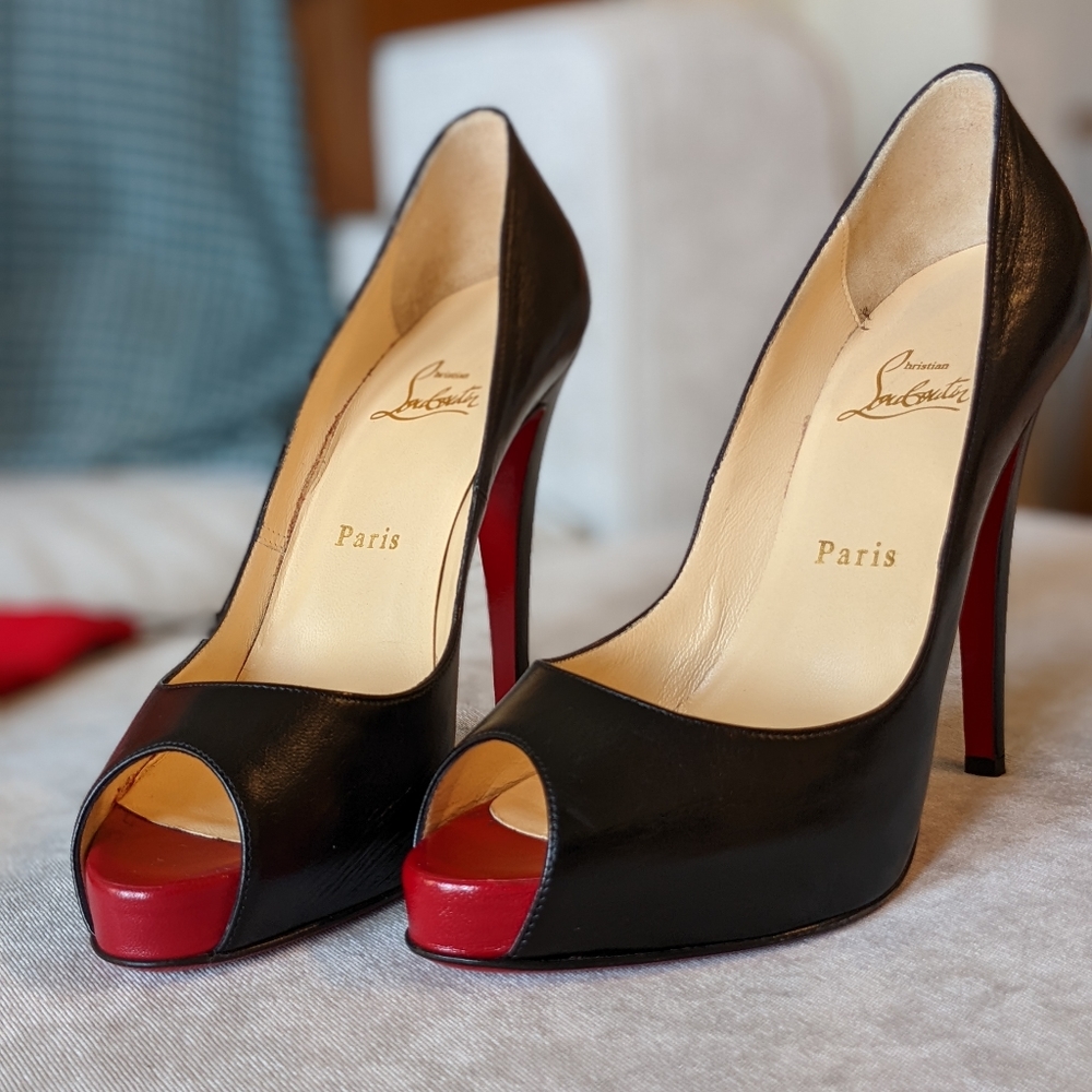 Christian Louboutin 120mm peep toe